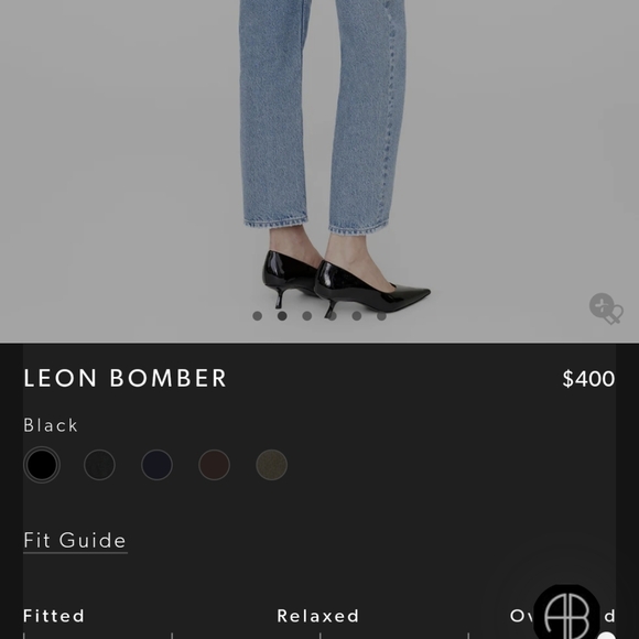 Anine Bing Leon Black Bomber Jacket Women's XS - Picture 3 of 16